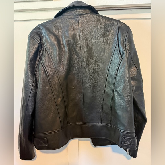 Blank NYC Faux Black Leather Moto Jacket - Picture 2 of 5